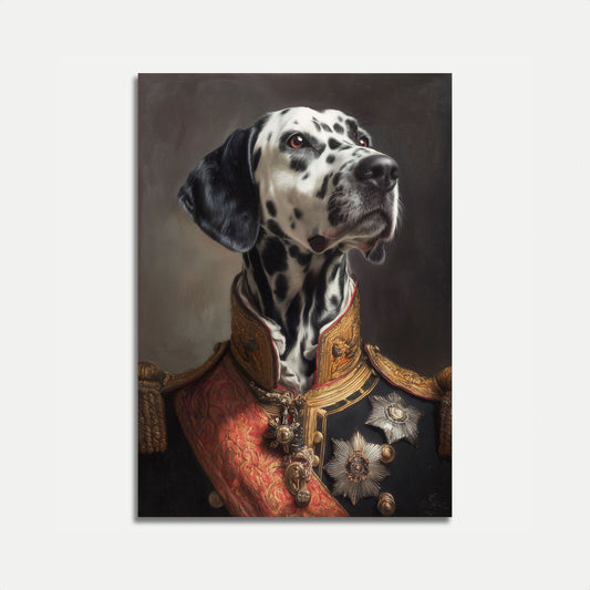 Royal Dalmatian Commander Poster