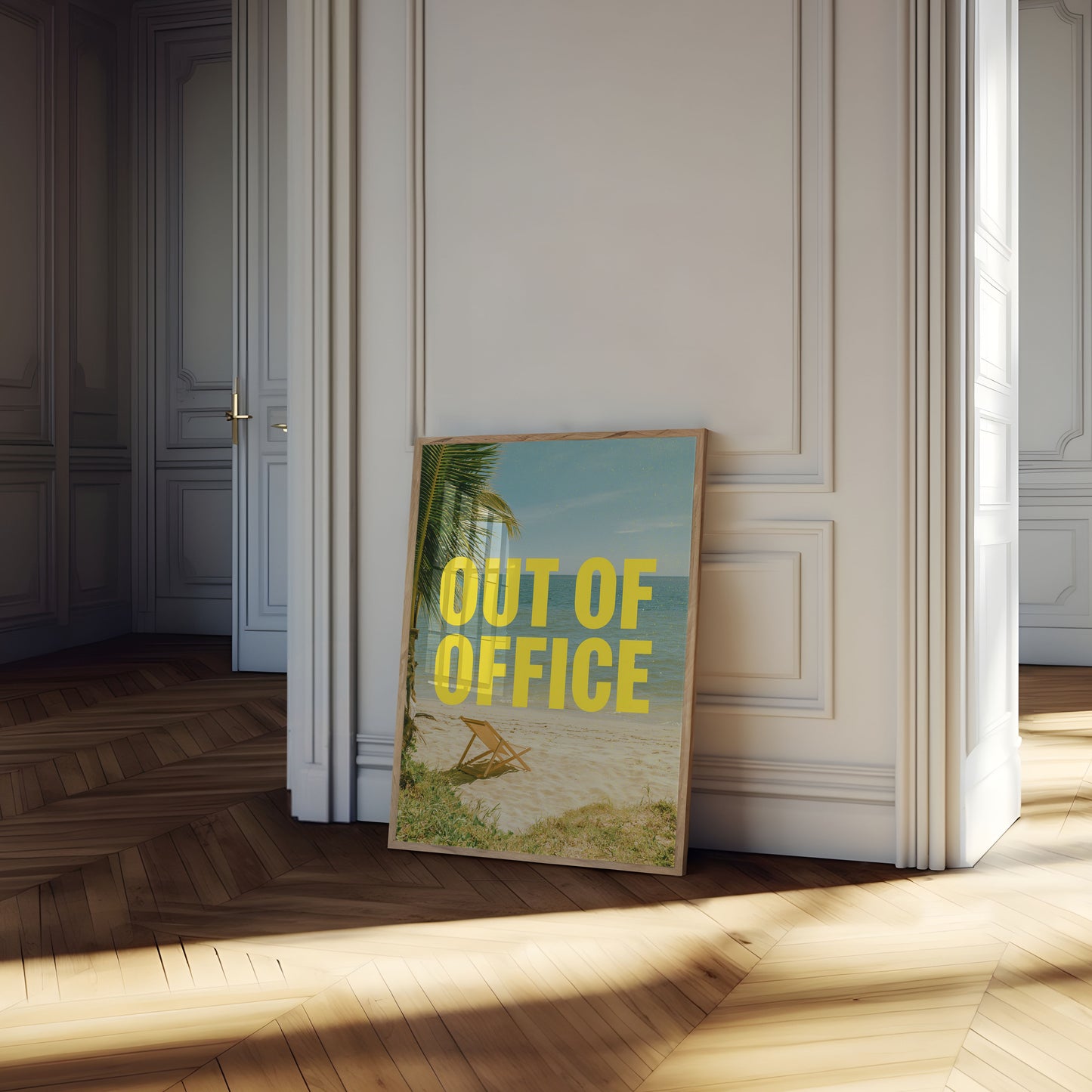 Poster Paradiso Spiaggia Fuori Ufficio