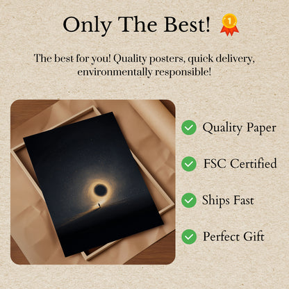 Cosmic Black Hole Exploration Poster