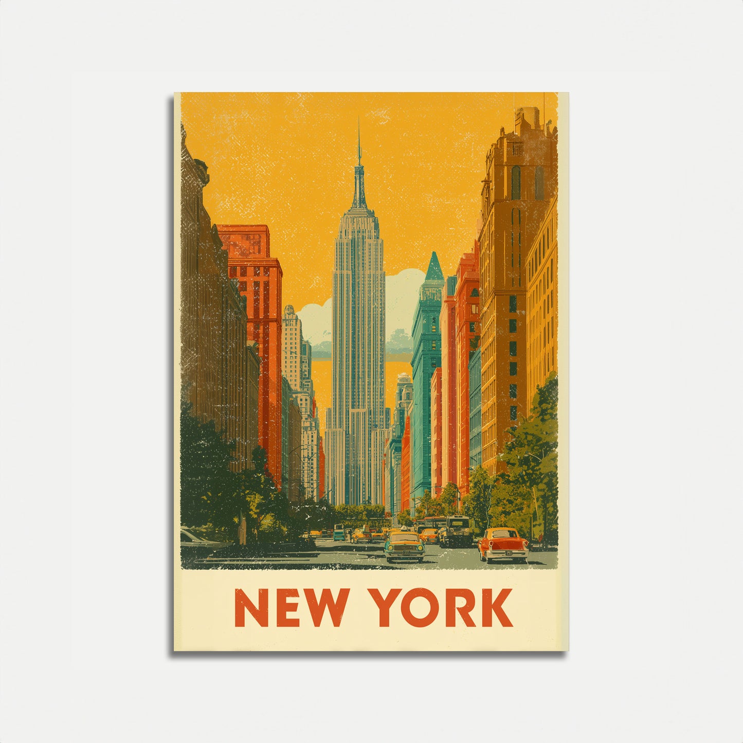 Empire State Skyline Poster