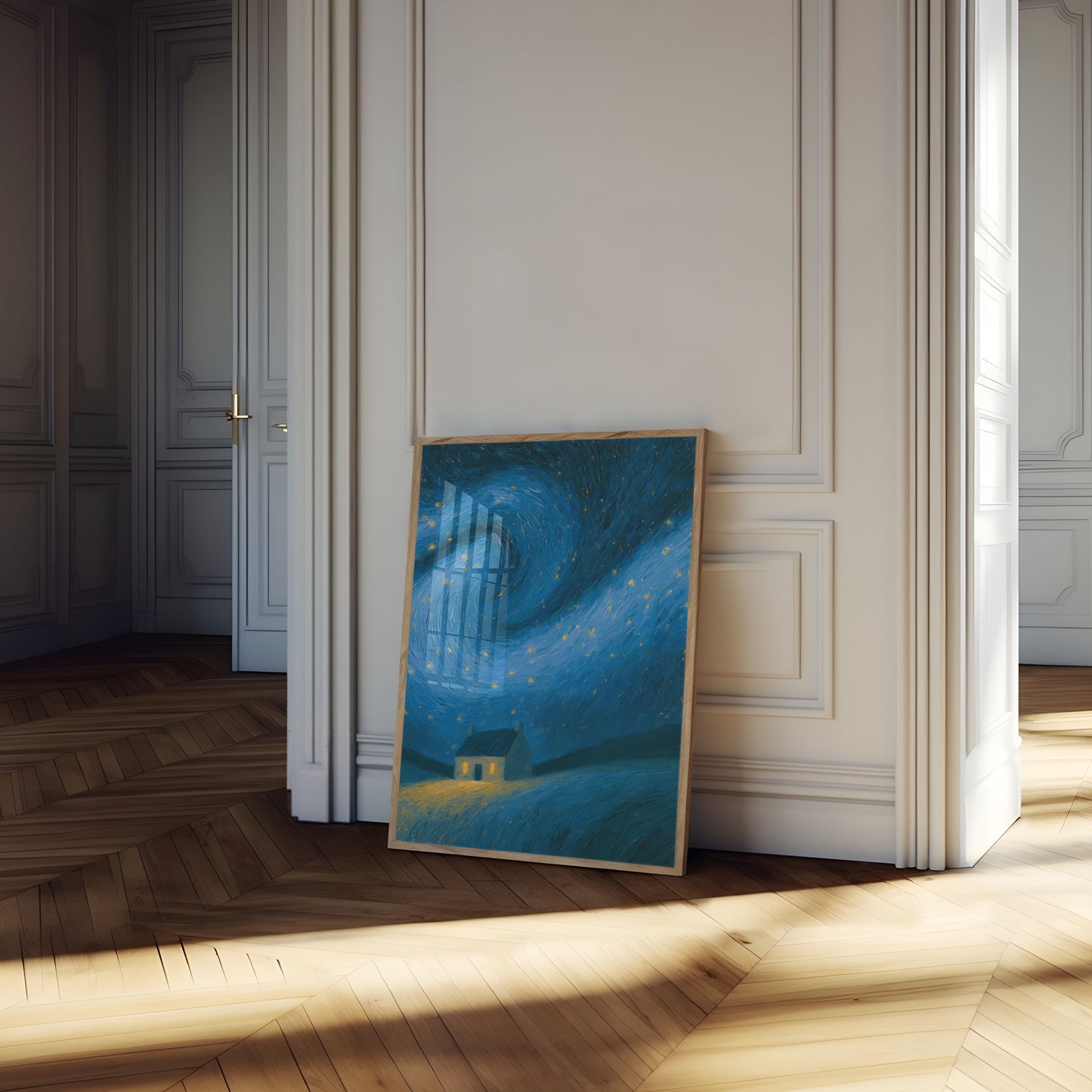 Poster Notte Stellata sul Cottage