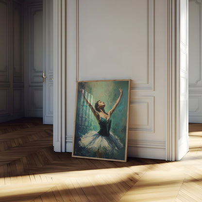 Graceful Ballet Dancer Poster