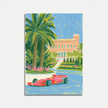 Formel 1 Rennen im Palast Poster