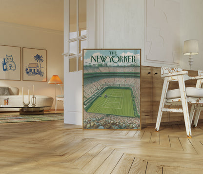 Wimbledon Tennis Championship Poster