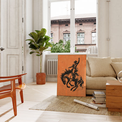 Bucking Bronco Rodeo Plakat