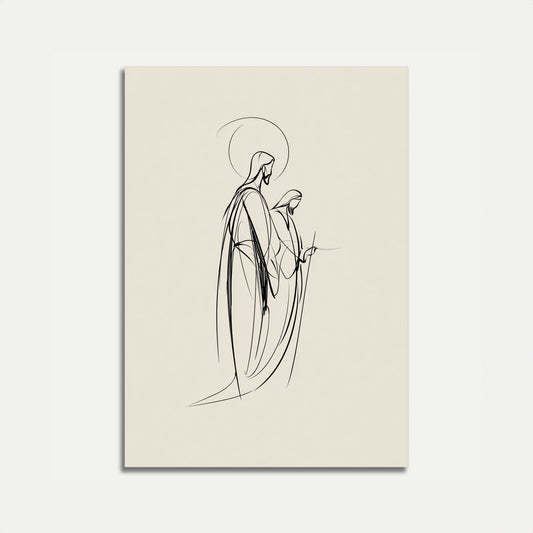 Divine Minimalist Christian Poster