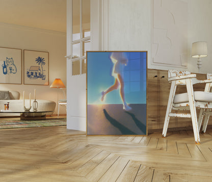 Dynamic Motion Running Stride Poster