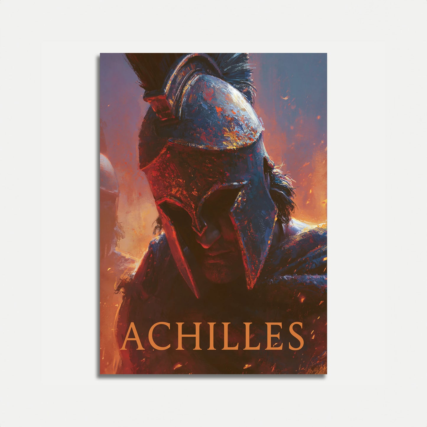 Achilles Warrior Hero Poster