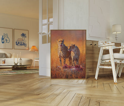 Jachtluipaarden Na de Jacht Poster
