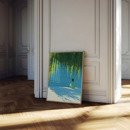 Peaceful Moment by the Water Poster