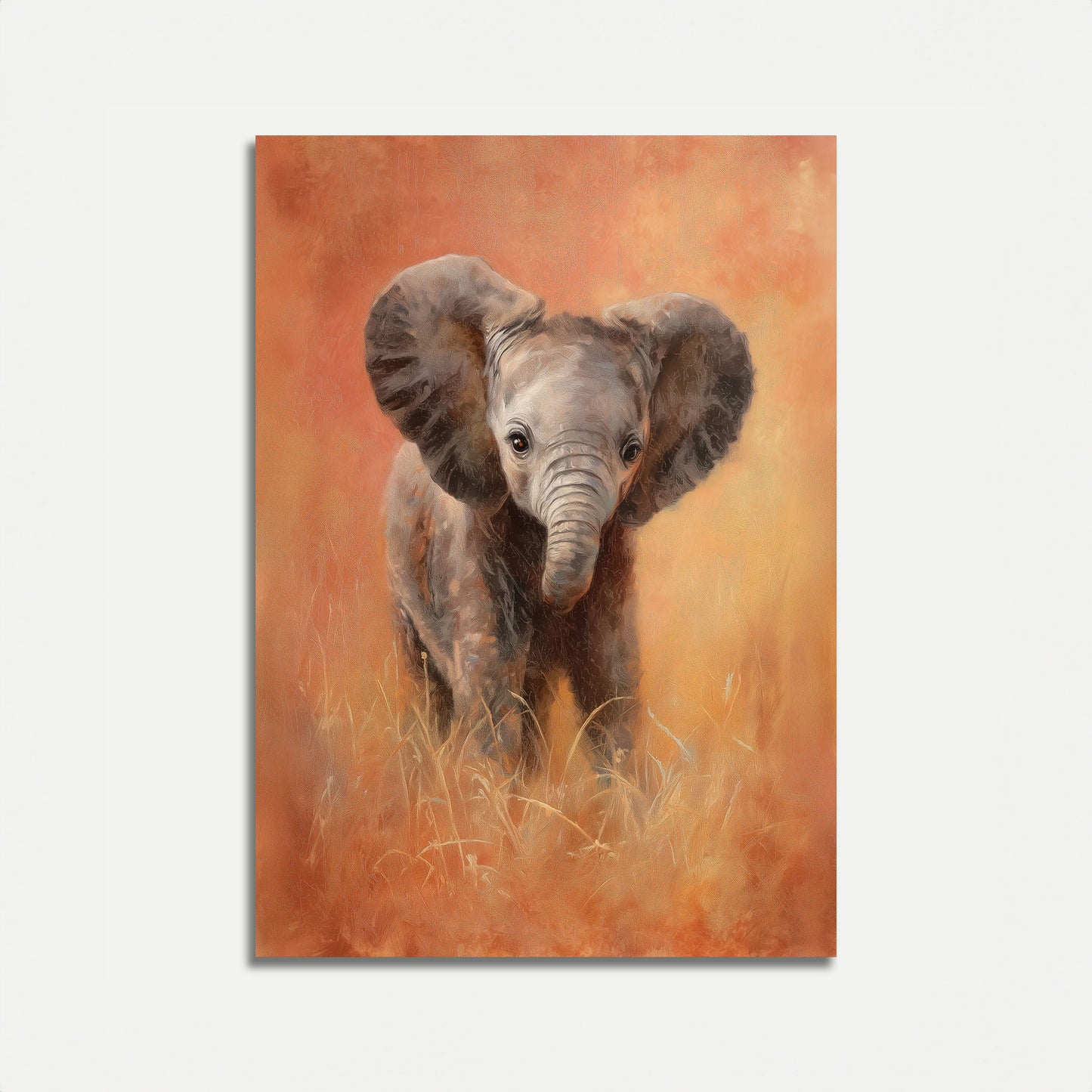 Baby Elephant Wilderness Poster