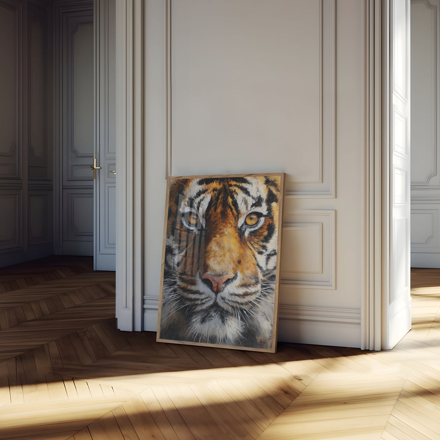 Tiger Face Close-Up Poster