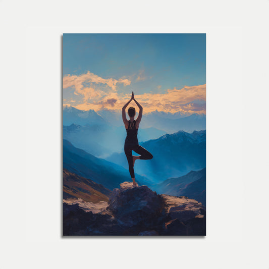 Berge Yoga Zen Poster