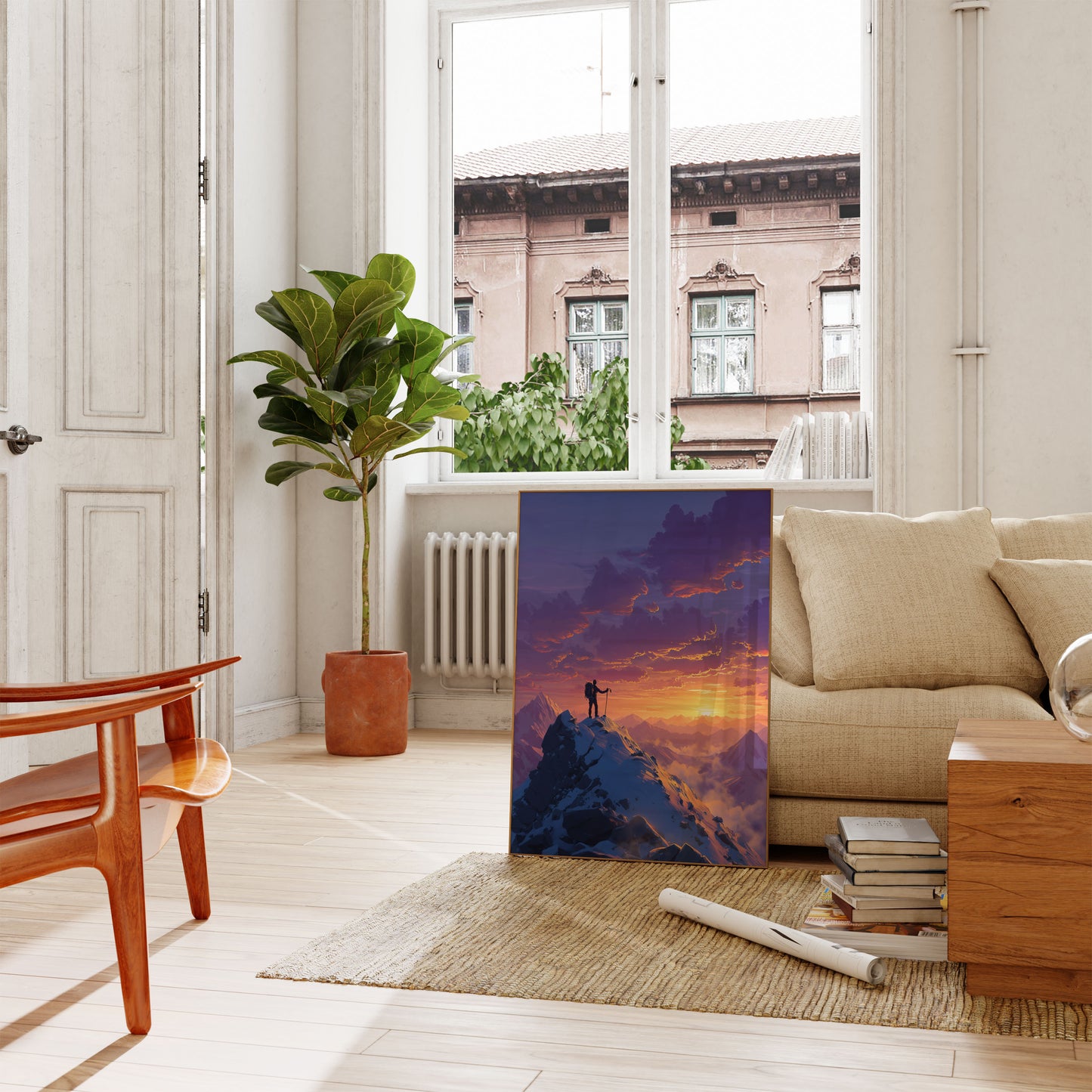 Mountain Summit Triumph Poster