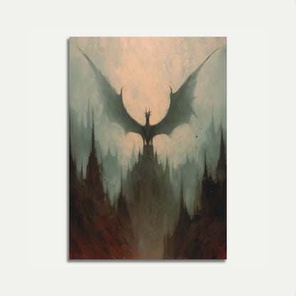 Póster de la Ciudadela del Dragón de Alas Oscuras