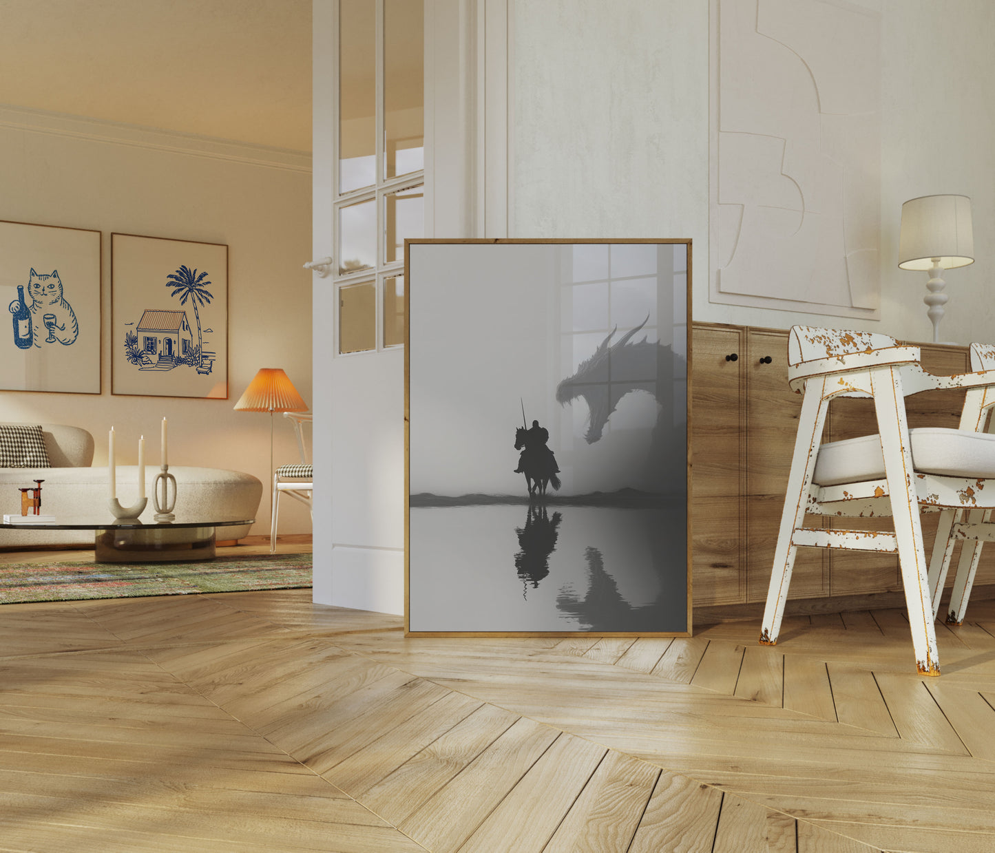 Dragon Knight Confrontation Poster