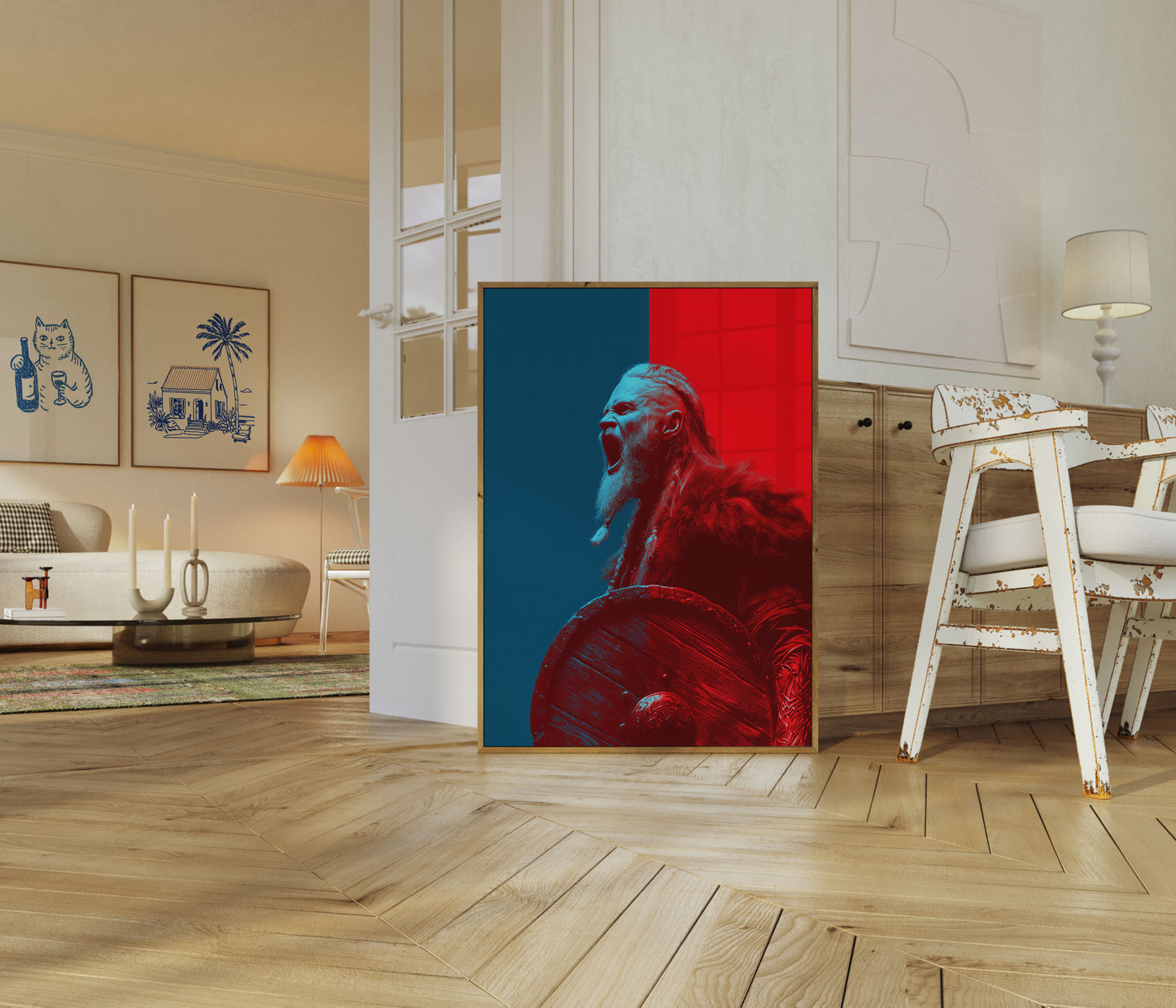 Pôster de Guerreiro Viking Feroz