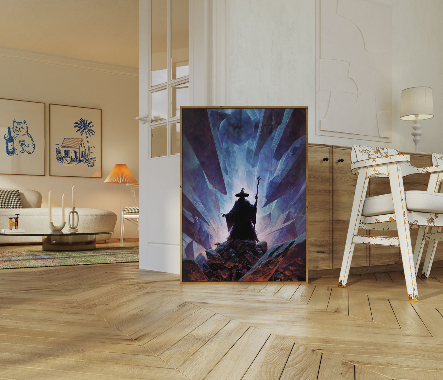 Wizard in Crystal Mountains Poster