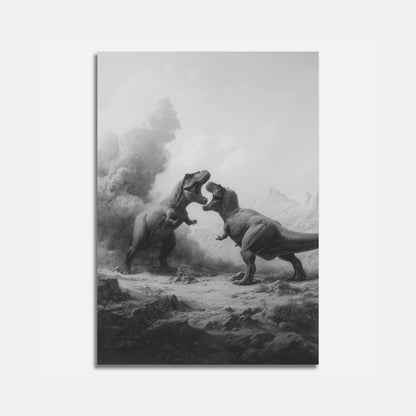 Prehistoric Battle Titans Poster