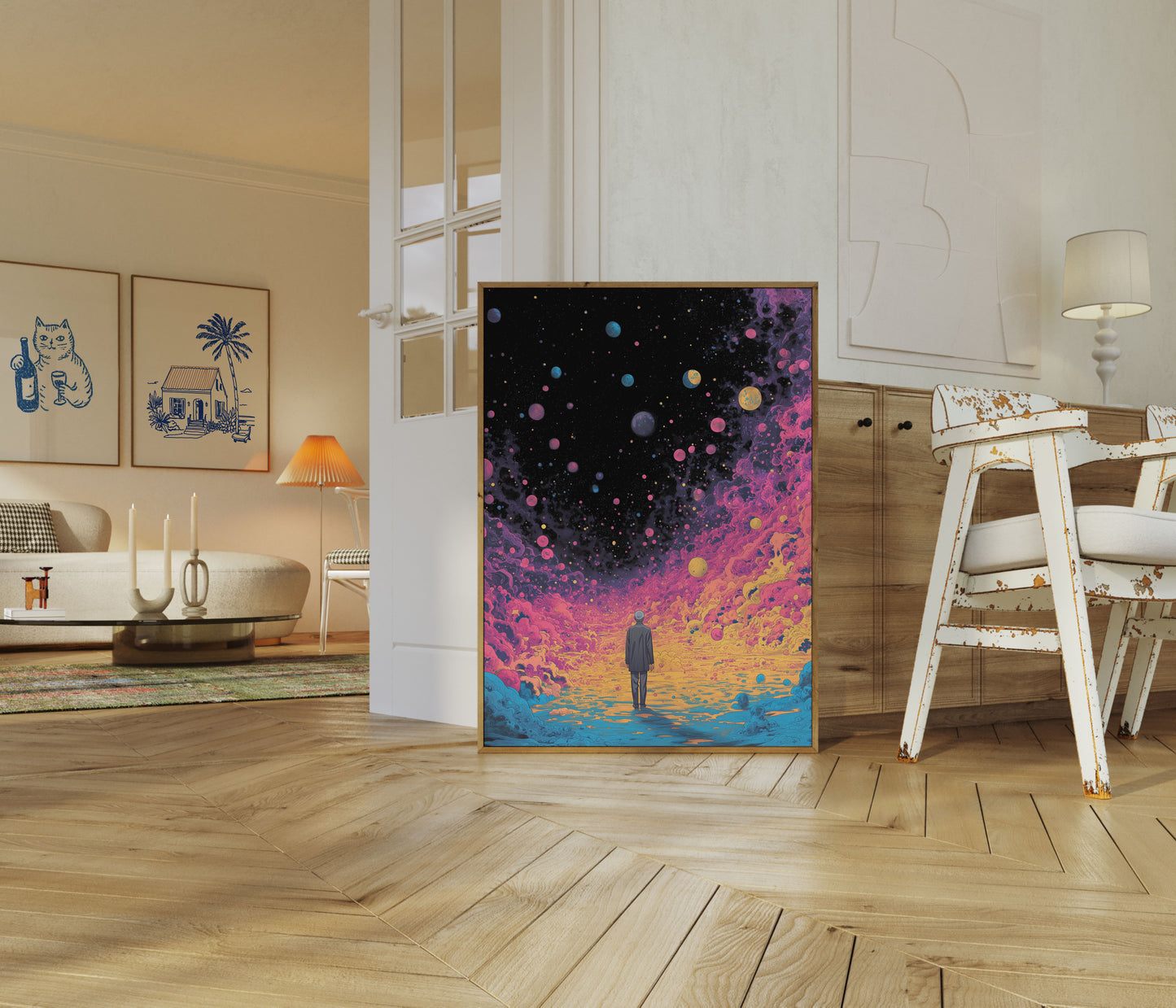 Kosmische Reise Erkundungs-Poster