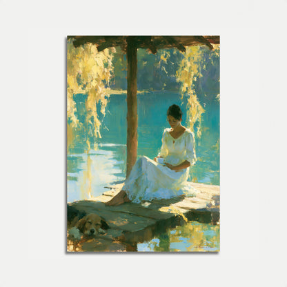 Woman by the Water Poster