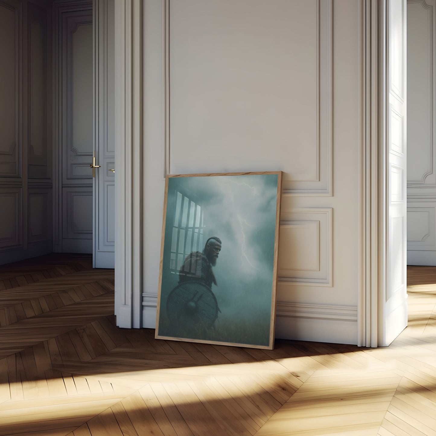 Storm Warrior Viking Poster