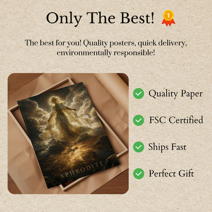 Aphrodite Goddess Divine Light Poster