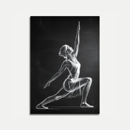 Elegancka Póza Jogi Plakat