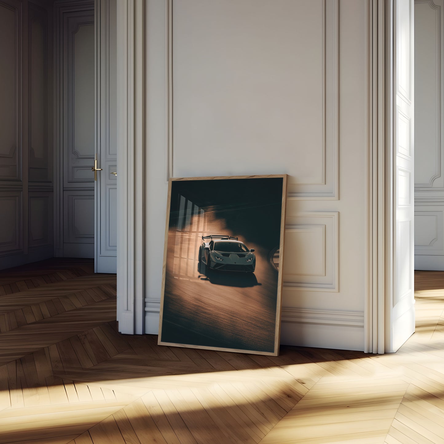 Plakát Stínu Závodního Lamborghini