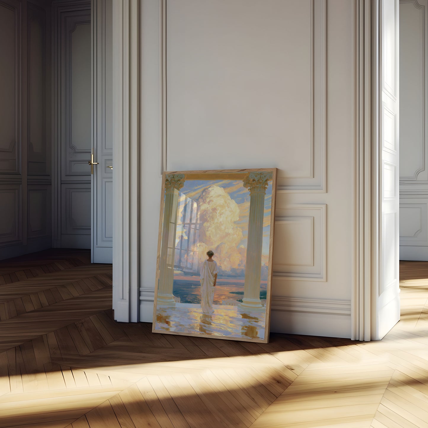 Classical Contemplation at Sunset Poster