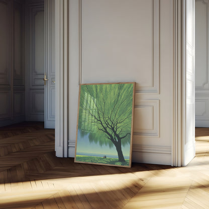 Salice Piangente sulla Sponda Poster