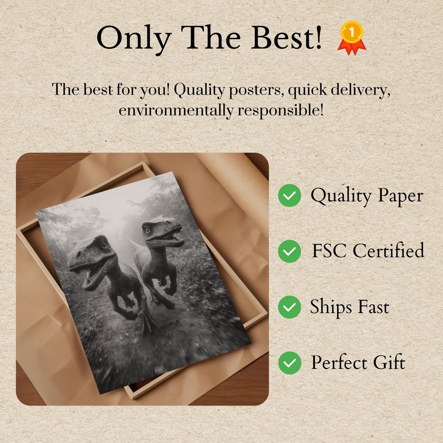 Prehistoric Predators in Motion Poster