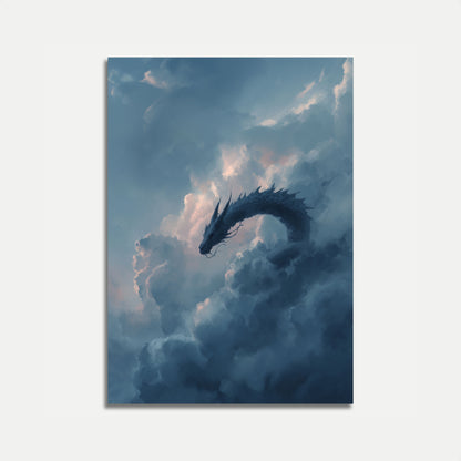 Celestial Dragon Cloud Poster