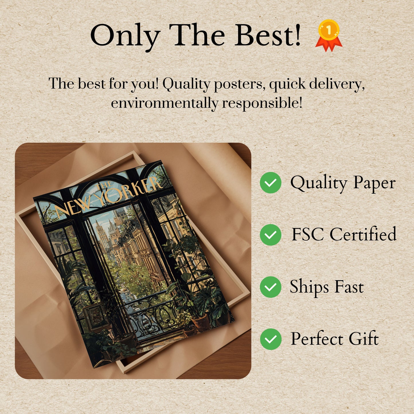 New York City Urban Vista Poster