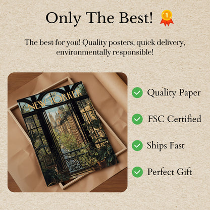 New York City Urban Vista Poster