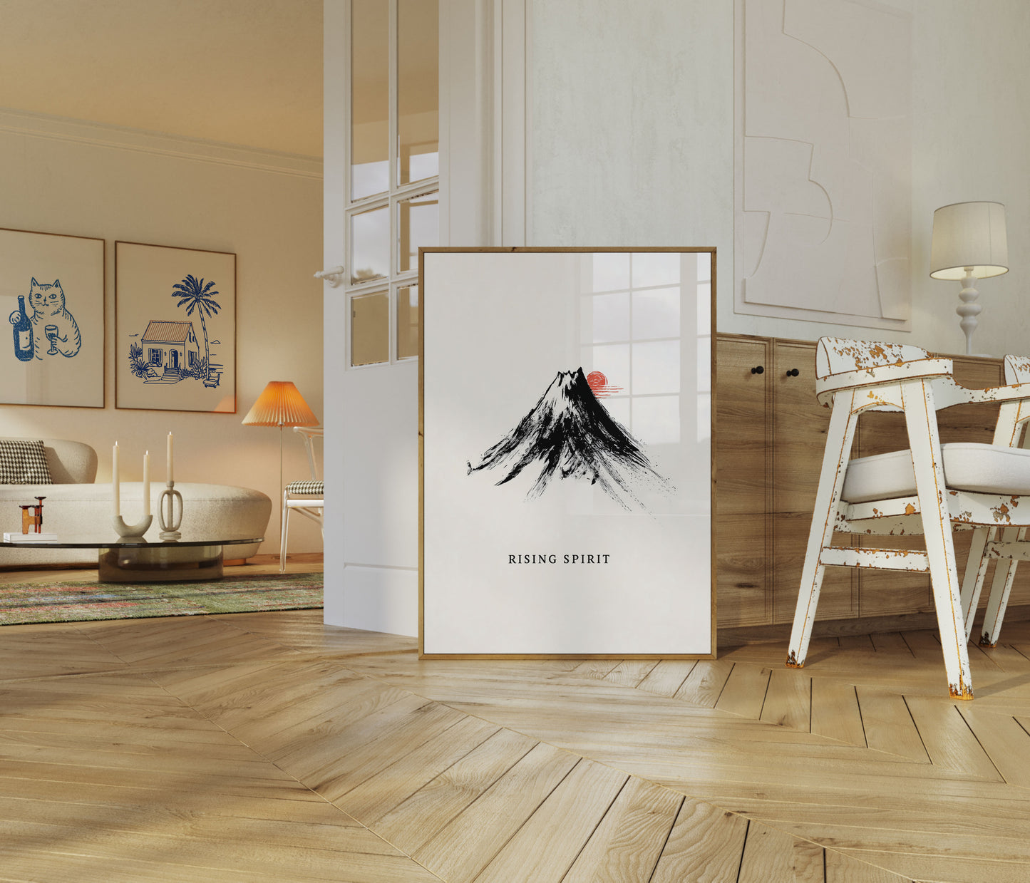 Póster del Monte Fuji de Rising Spirit