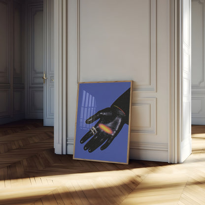 Cosmic Hand Galactic Energy Poster