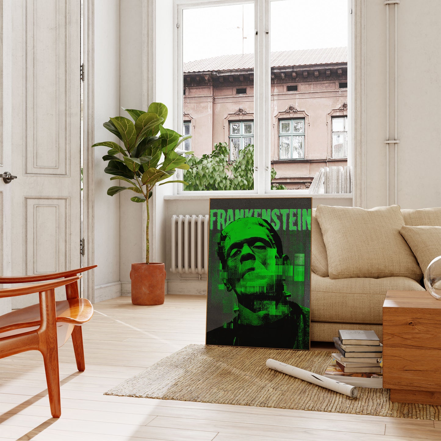 Klassisk Frankensteins monster-plakat