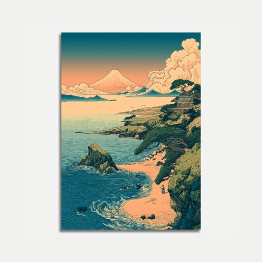 Mount Fuji Ro Plakat