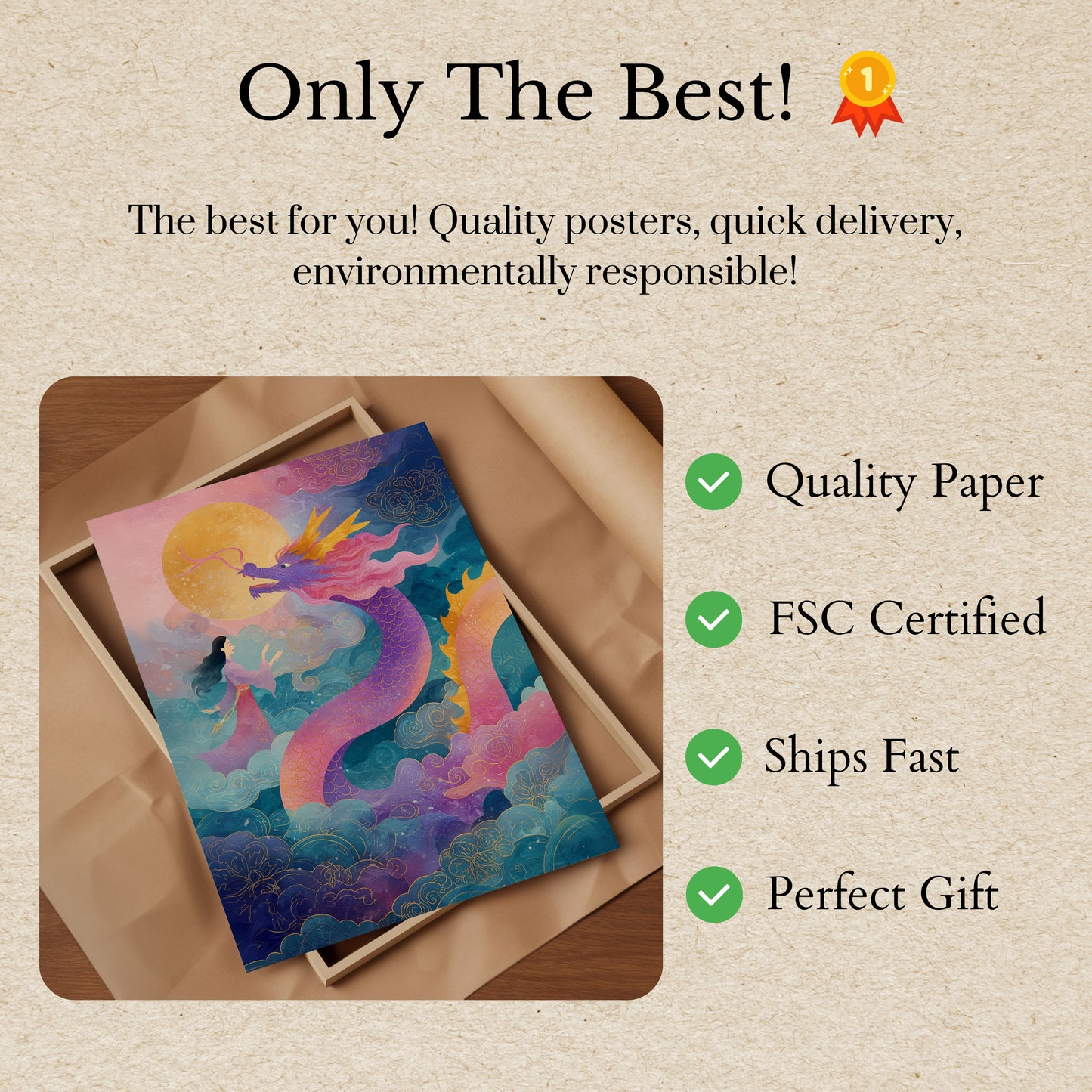 Celestial Dragon Dance Poster