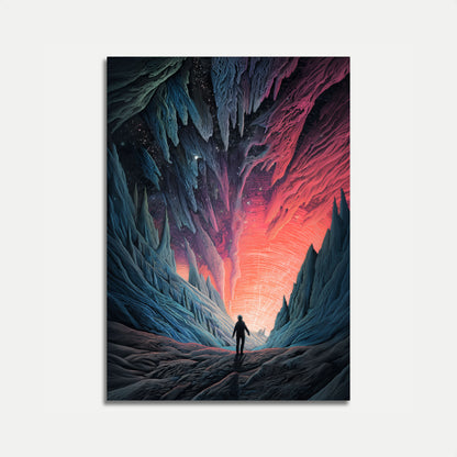 Cosmic Journey Landscape Poster
