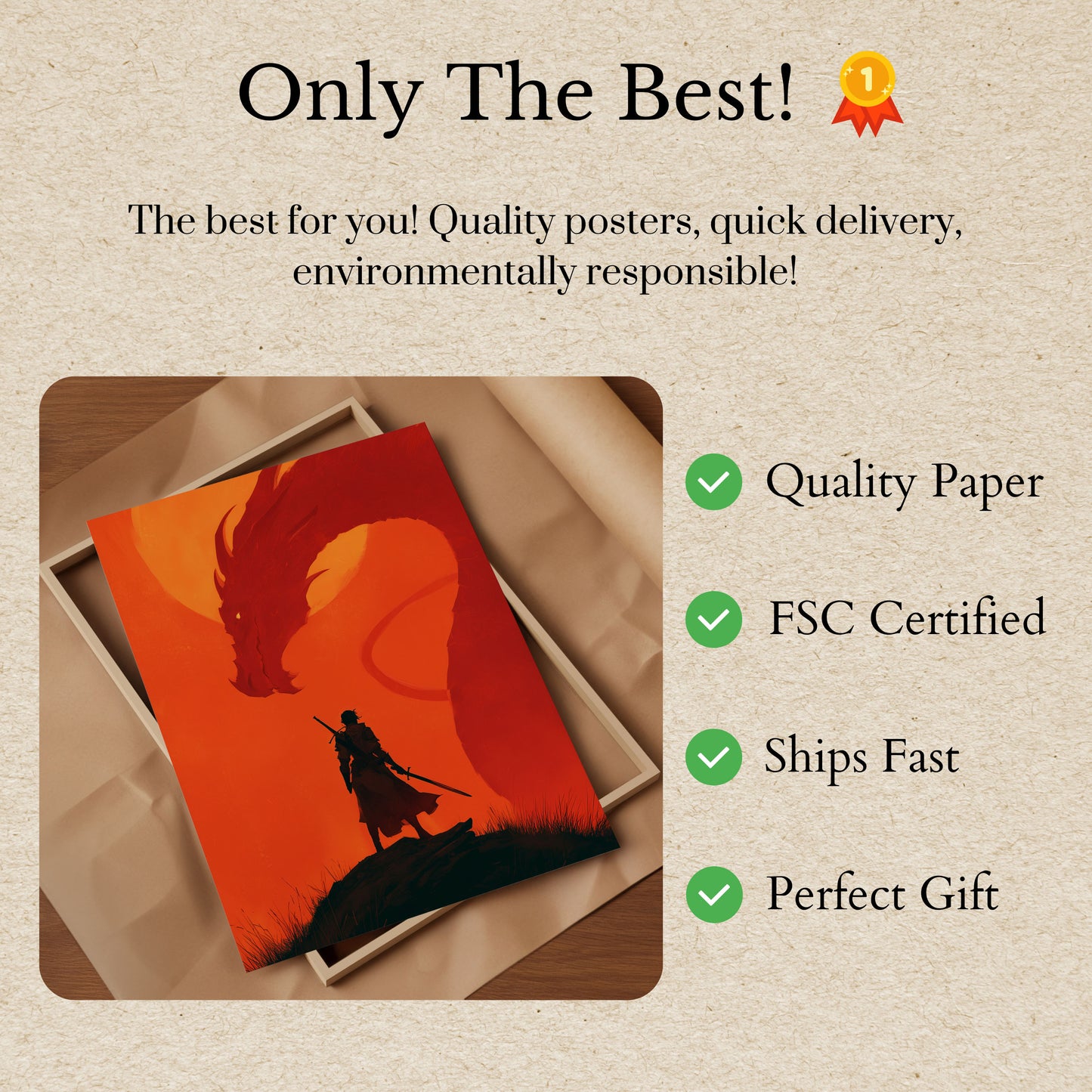 Dragon Knight Confrontation Poster