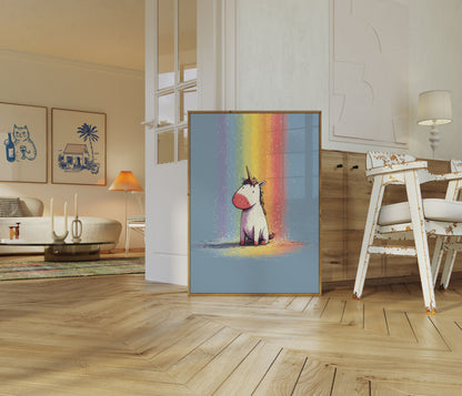 Poster di Magia dell'Unicorno Arcobaleno