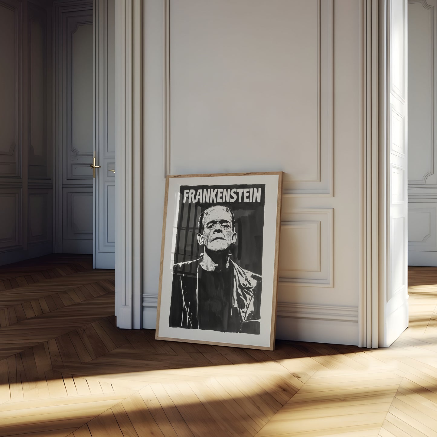 Frankenstein Klasyczny Plakat Grozy