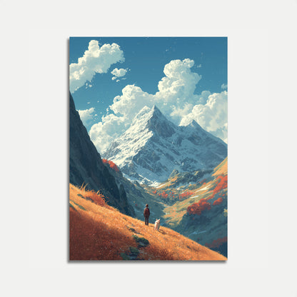 Mountain Wanderer Adventure Poster
