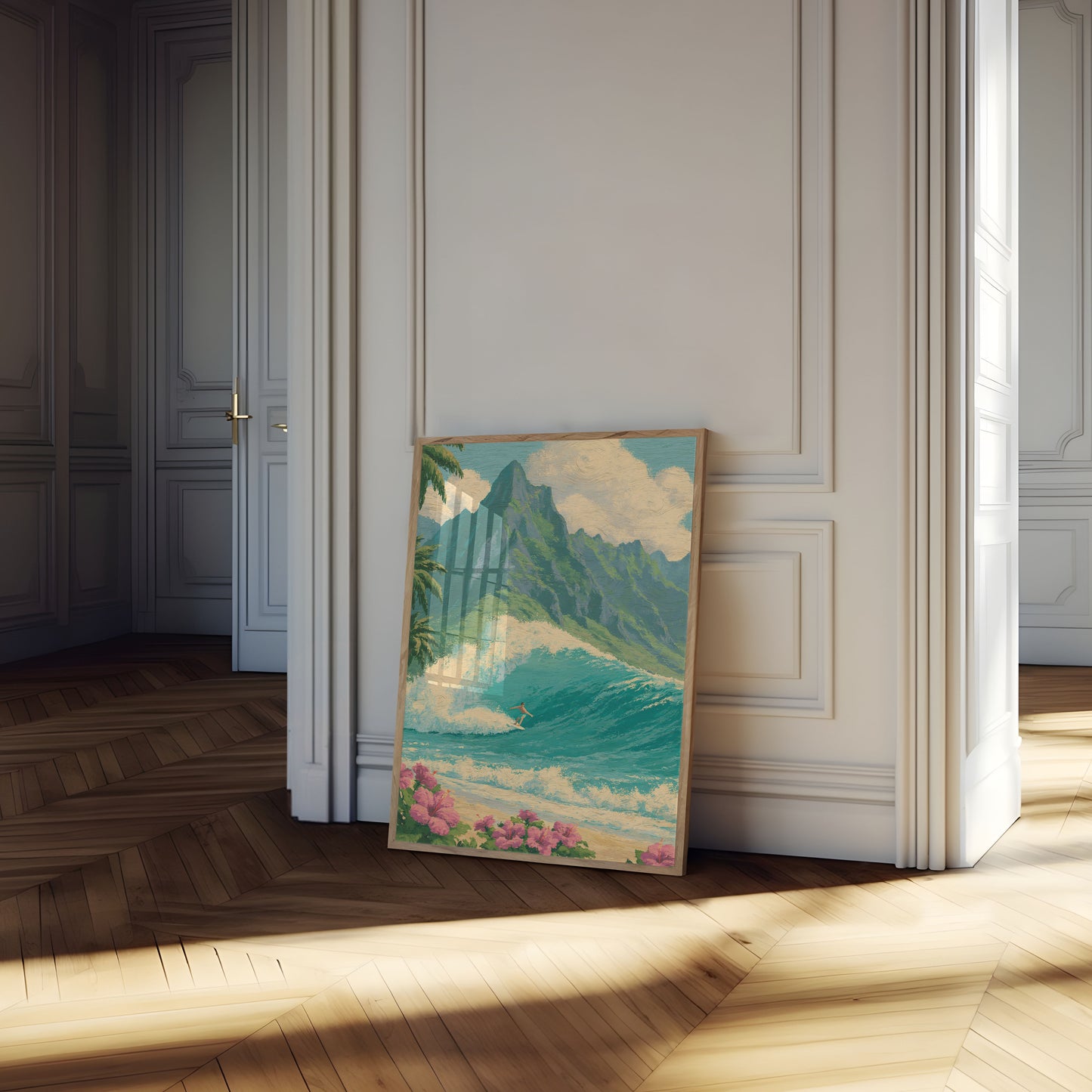Tropisch Surferparadijs Poster