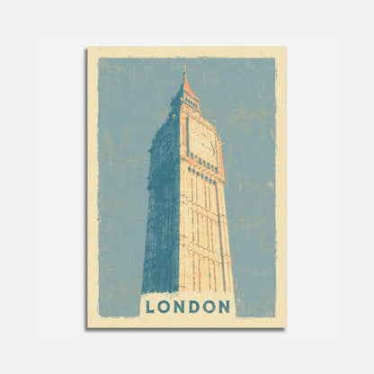 Poster Torre dell'Orologio del Big Ben, Londra