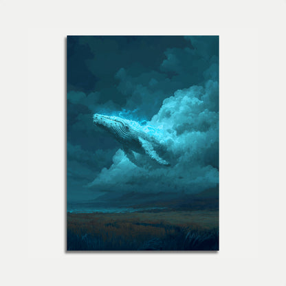 Sky Whale Dream Poster
