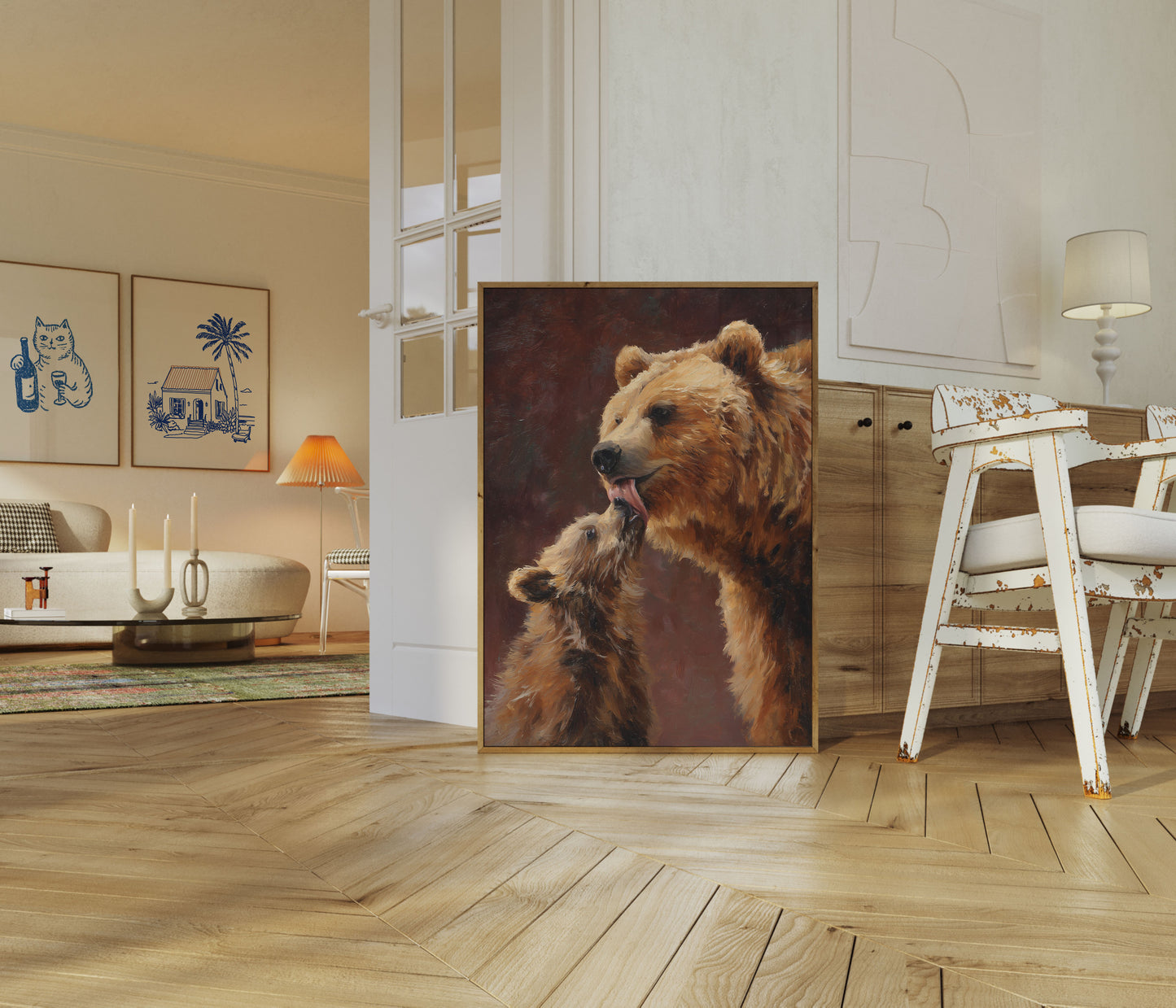 Poster di Mamma Orso e Cucciolo