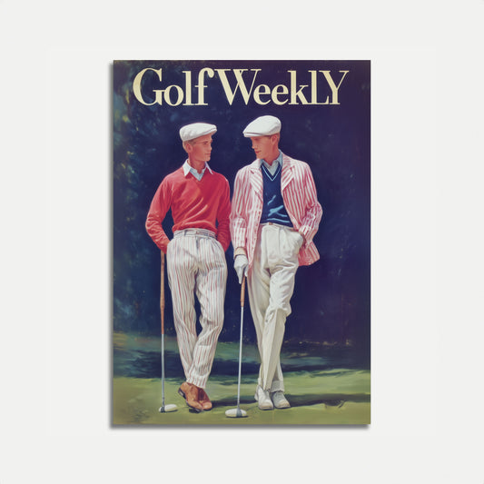 Affiche de mode de golf vintage